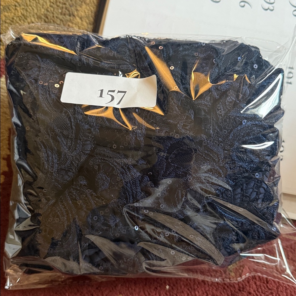 City Triangles Navy Blue Knee Length Dress Bedazzled Halter Size 13. Sku157 - Picture 16 of 16